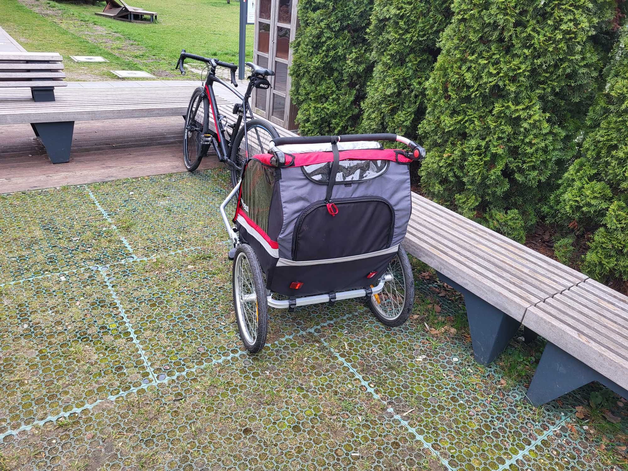 przyczepka rowerowa wózek biegowy Weehoo wee-go