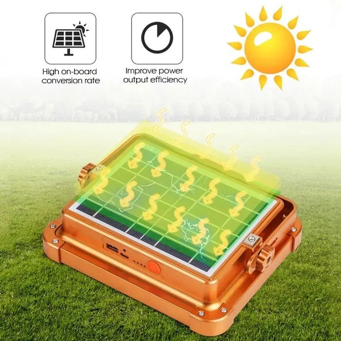 Фонарь прожектор Power Bank ручной аккумуляторный переносной