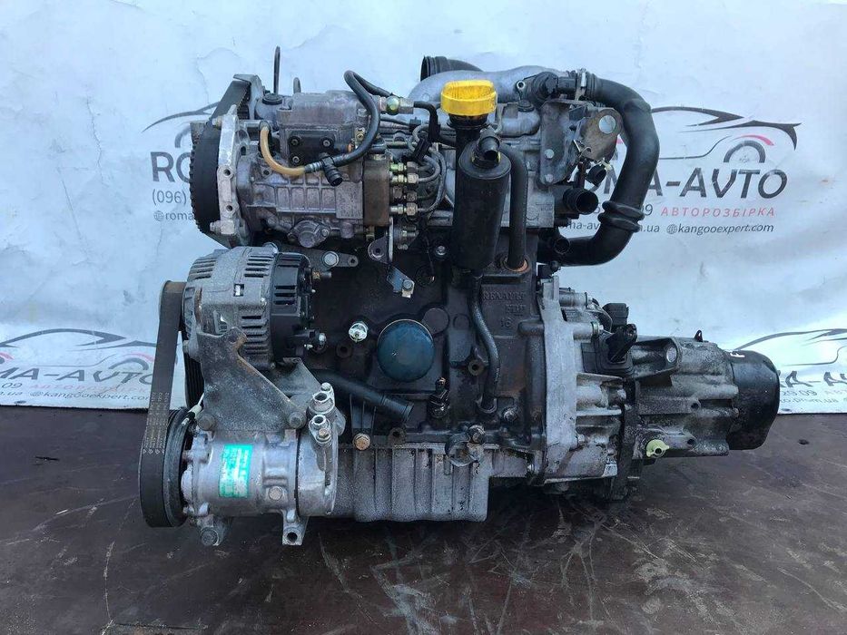 Двигун Renault Kangoo 1.9 DCI 4x4 Мотор f9q782 Двигатель Clio
