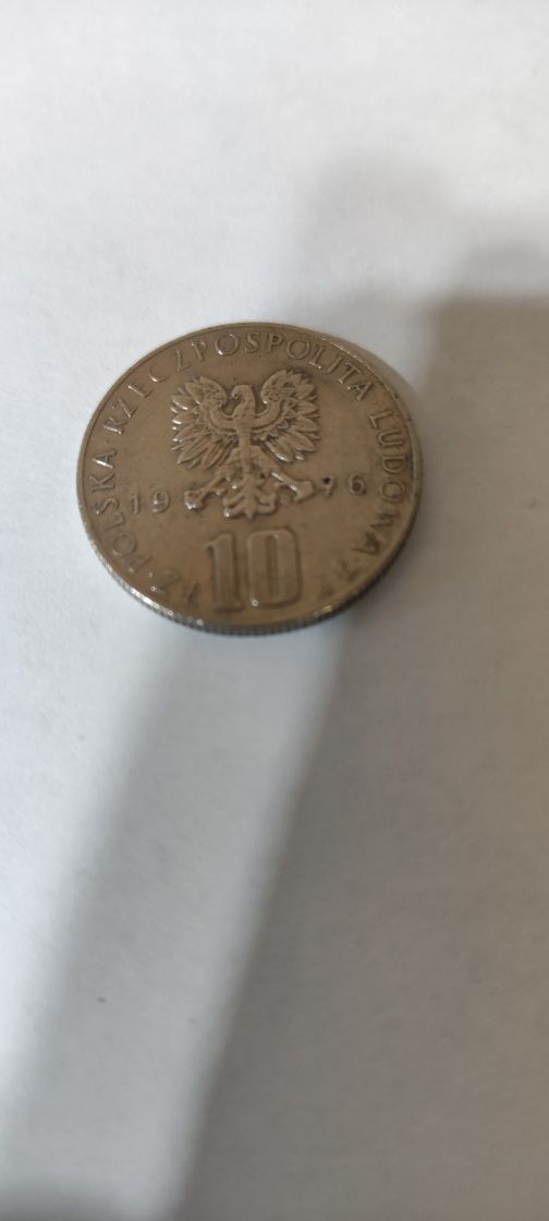 Moneta 10 zł Bolesław Prus z 1976 roku