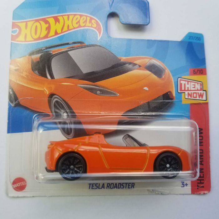 Hotwheels Tesla cybertruck + tesla roadster Brinquedo a escala