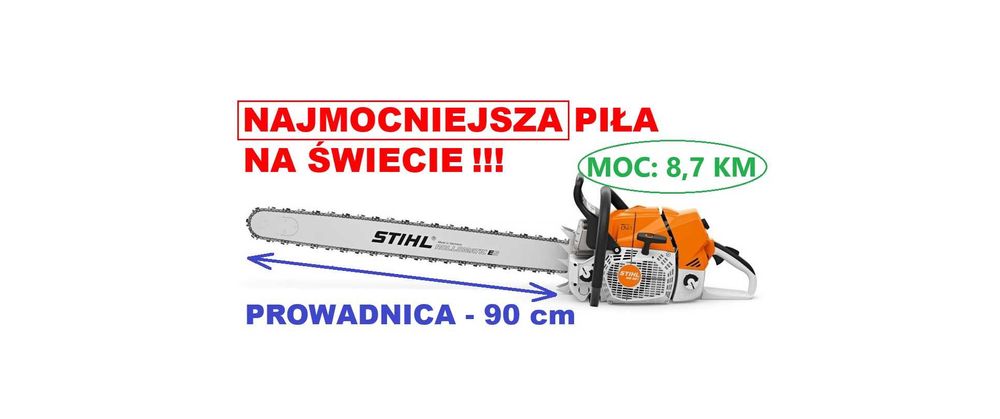 Piła spalinowa pilarka spalinowa- STIHL MS 881 -wynajem wypożyczalnia