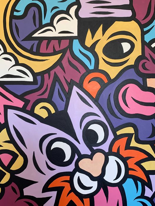 Quadro do conhecido pintor The Caver