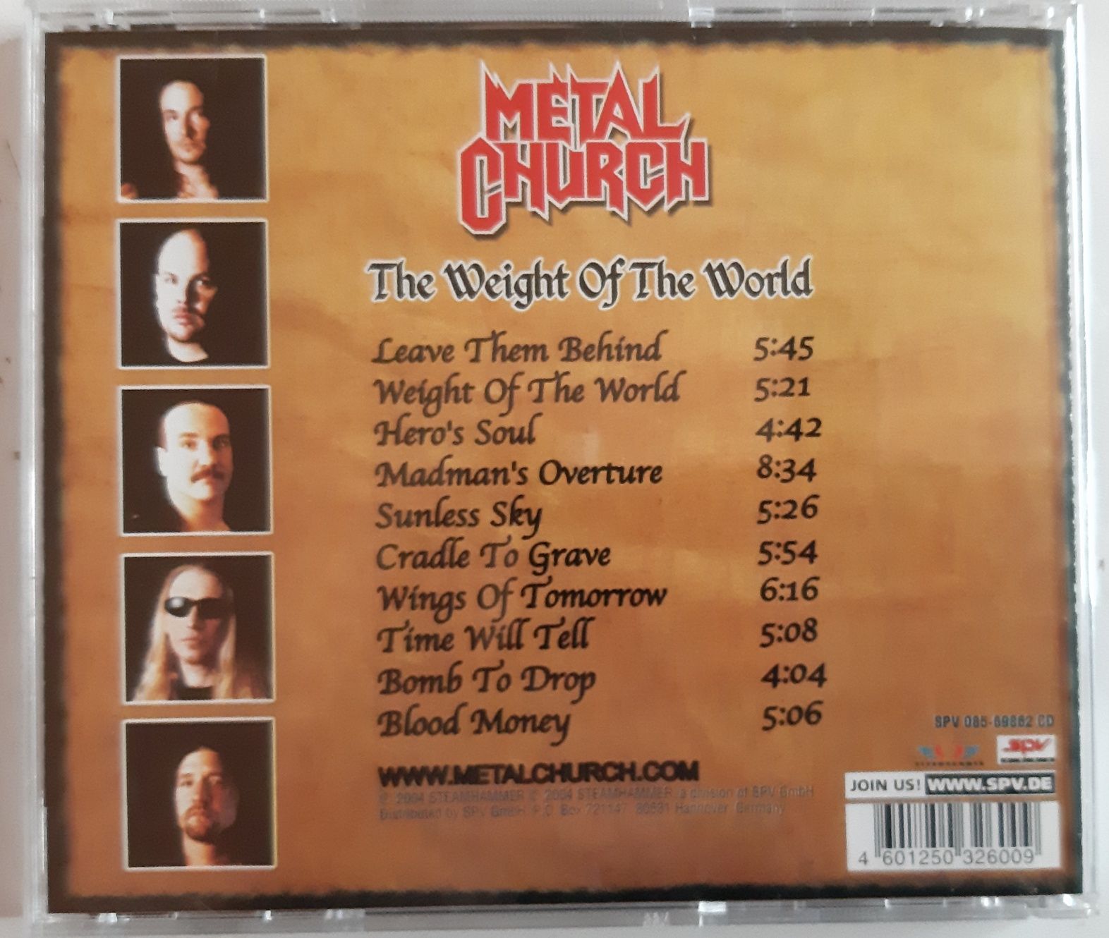 Продам CD Metal Chutch 2004 "The Weight Of The World"