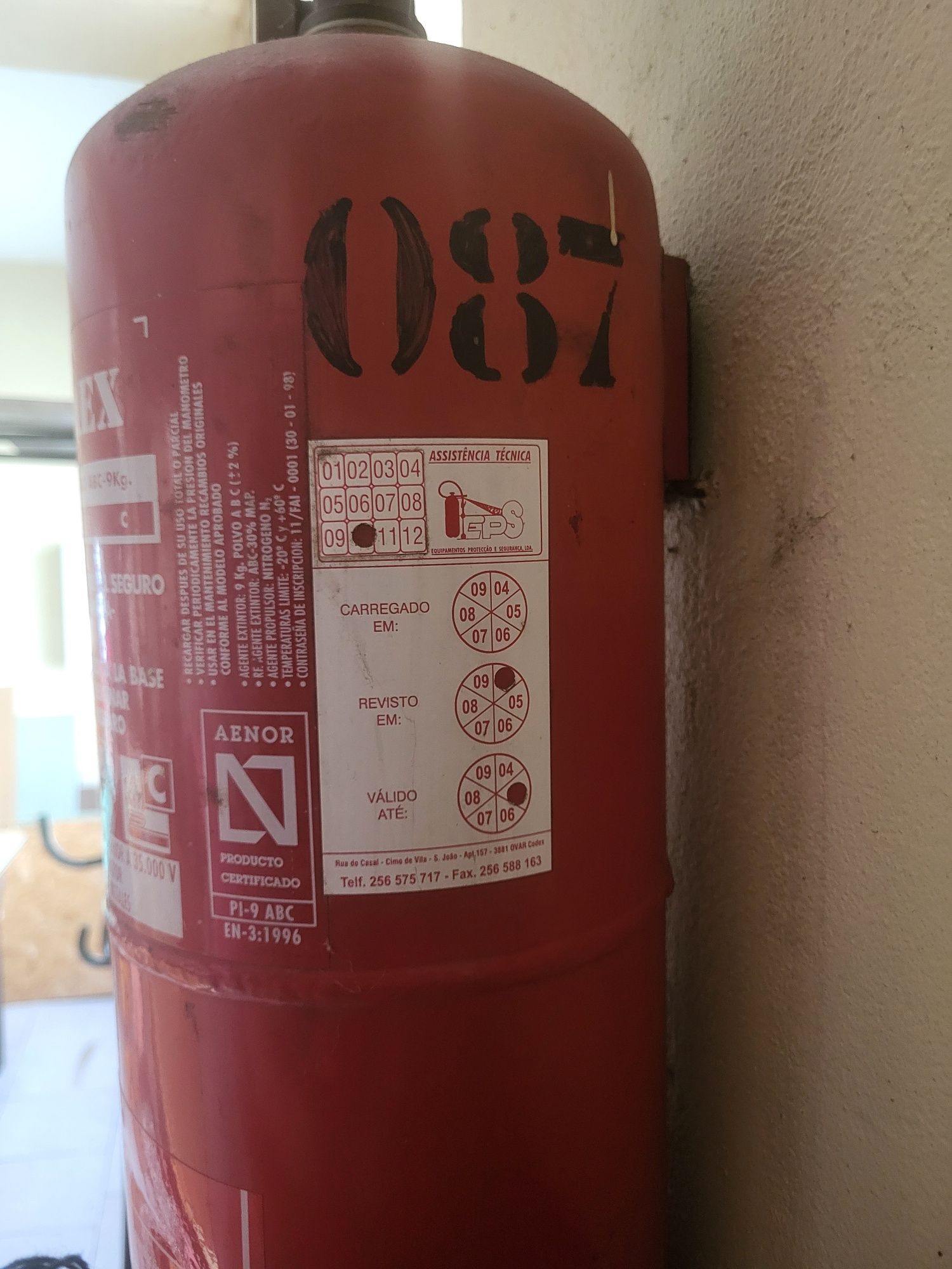 Extintor ABC 9kg