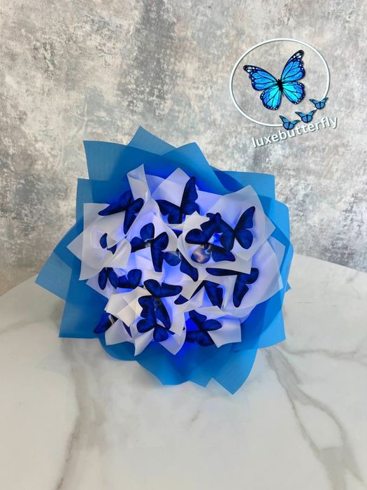 Букети з метеликів + листівка в подарунок | завжди в наявності!