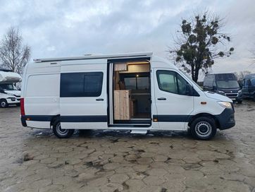 Wynajem Camper MB Sprinter VIP Kamper 5 osobowy 2 x ISOFIX 2x Klima