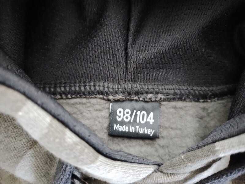 Кофта пайта Adidas с капюшоном, начес.