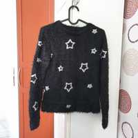 Меховой свитер свитшот травка terranova для девочки 11 - 13 лет