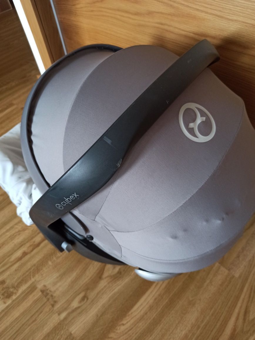 Ovo cybex cloud q OFERTA protetor de algodão cinzento