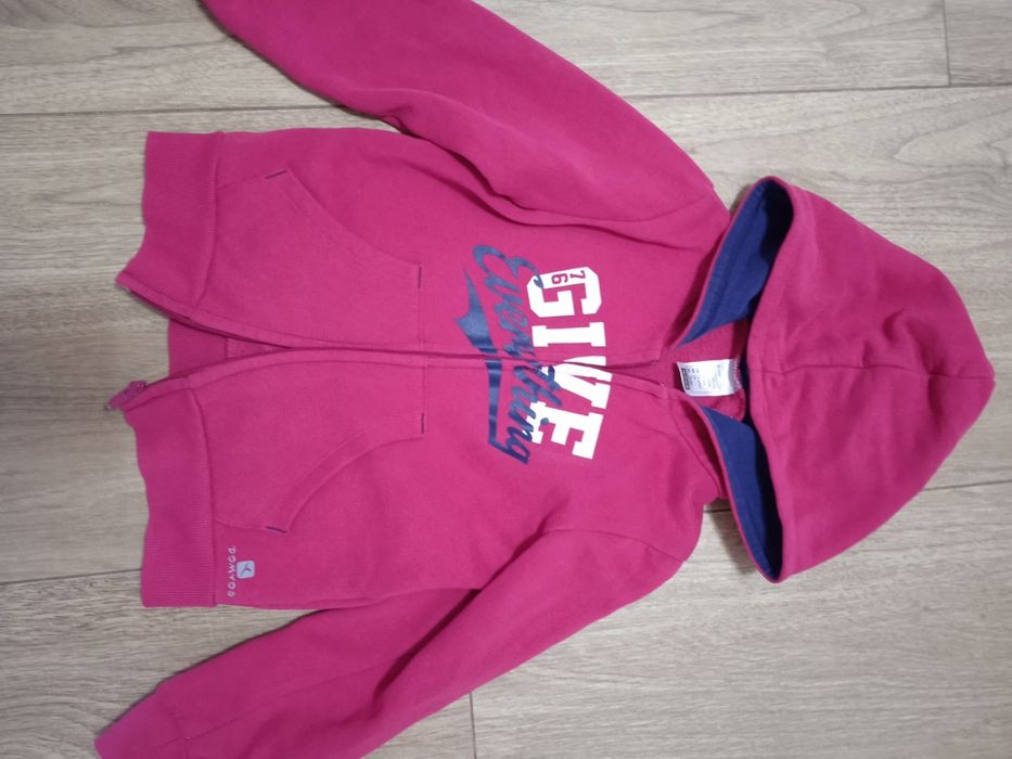 Bluza dziewczęca ocieplana Decathlon r. 110