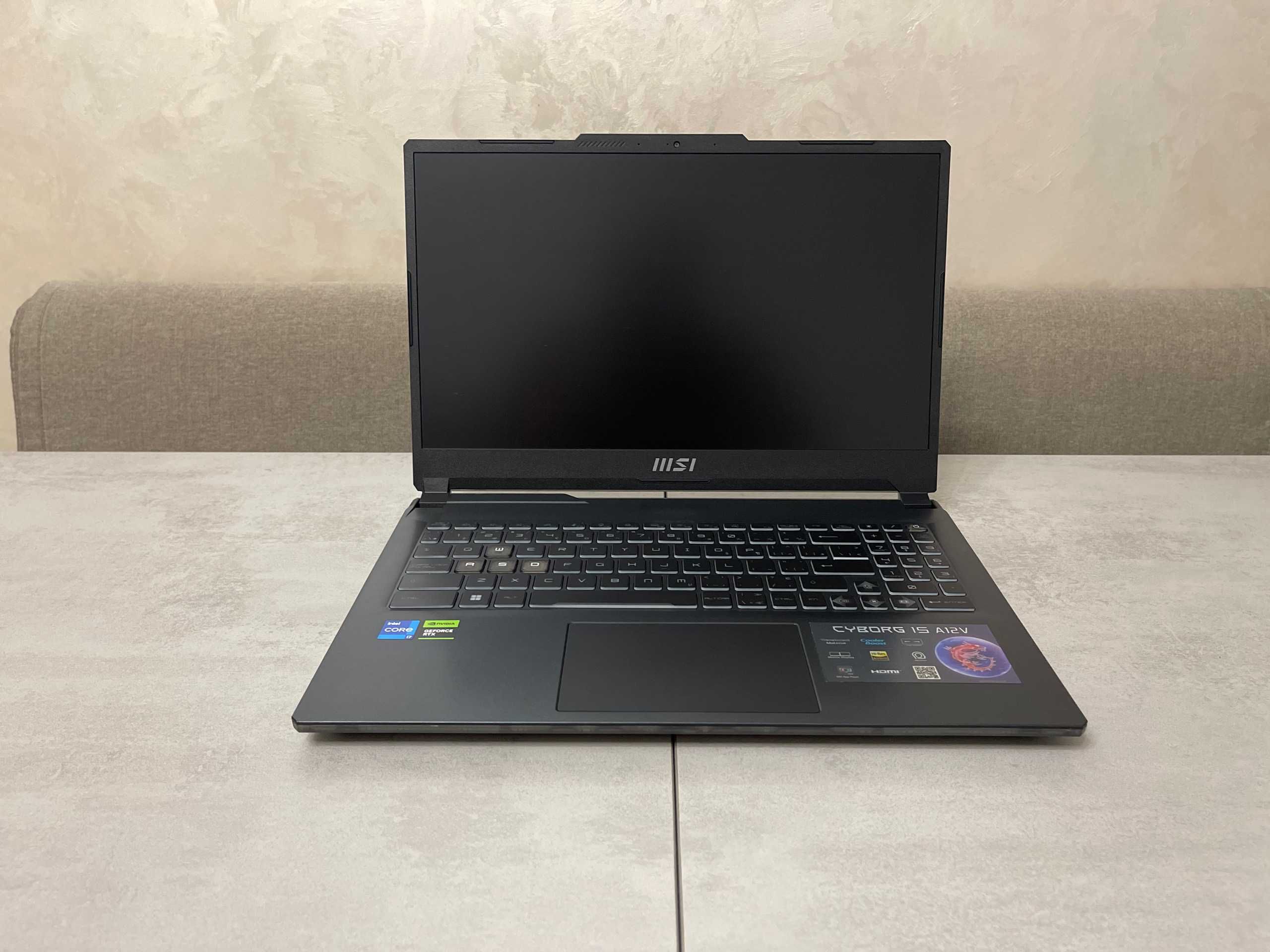 Ігровий ноутбук MSI Cyborg A12VF, i7-12650H, 16GB, nVidia RTX 4060 8GB