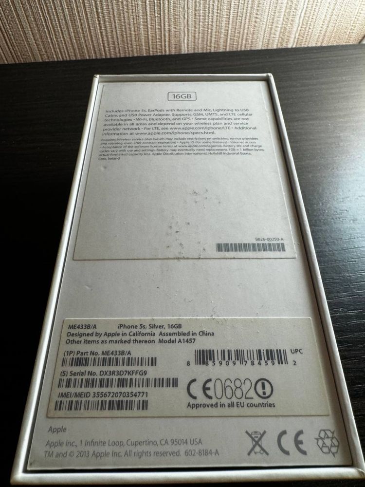 Apple iphone 5s 16gb silver