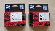 Oryginalne tusze Hewlett-Packard 651 kolor/czarny