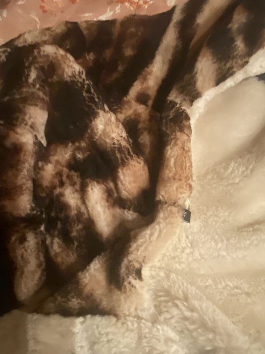 Белая дубленка ( косуха )