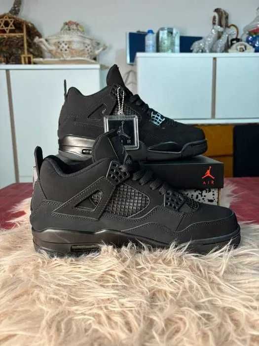 "Buty damskie Trampki" Jordan_4_Retro_Black_Cat  R.44