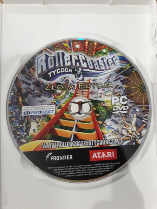 Gra PC DVD RollerCoaster Tycoon 3 Złota Edycja PL