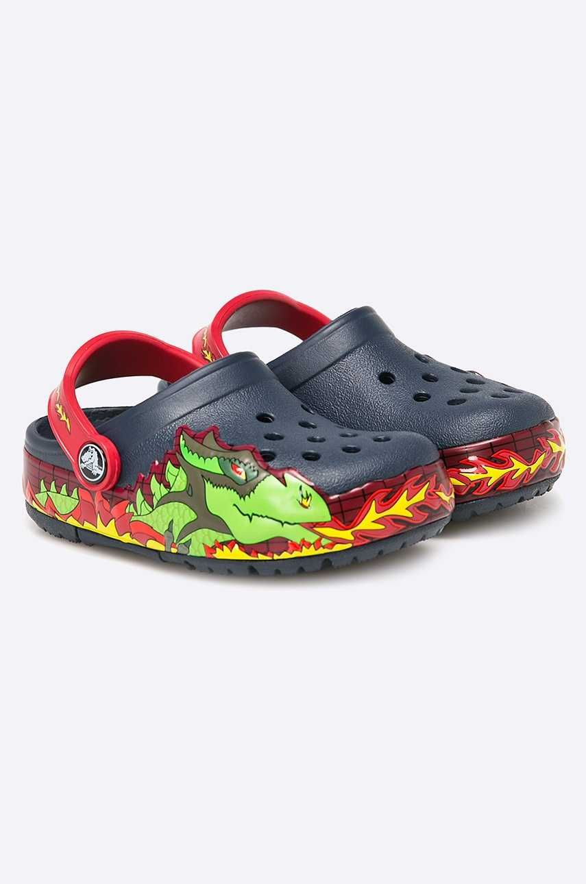 Детские кроксы сабо шлепанцы crocs lights fire dragon clog