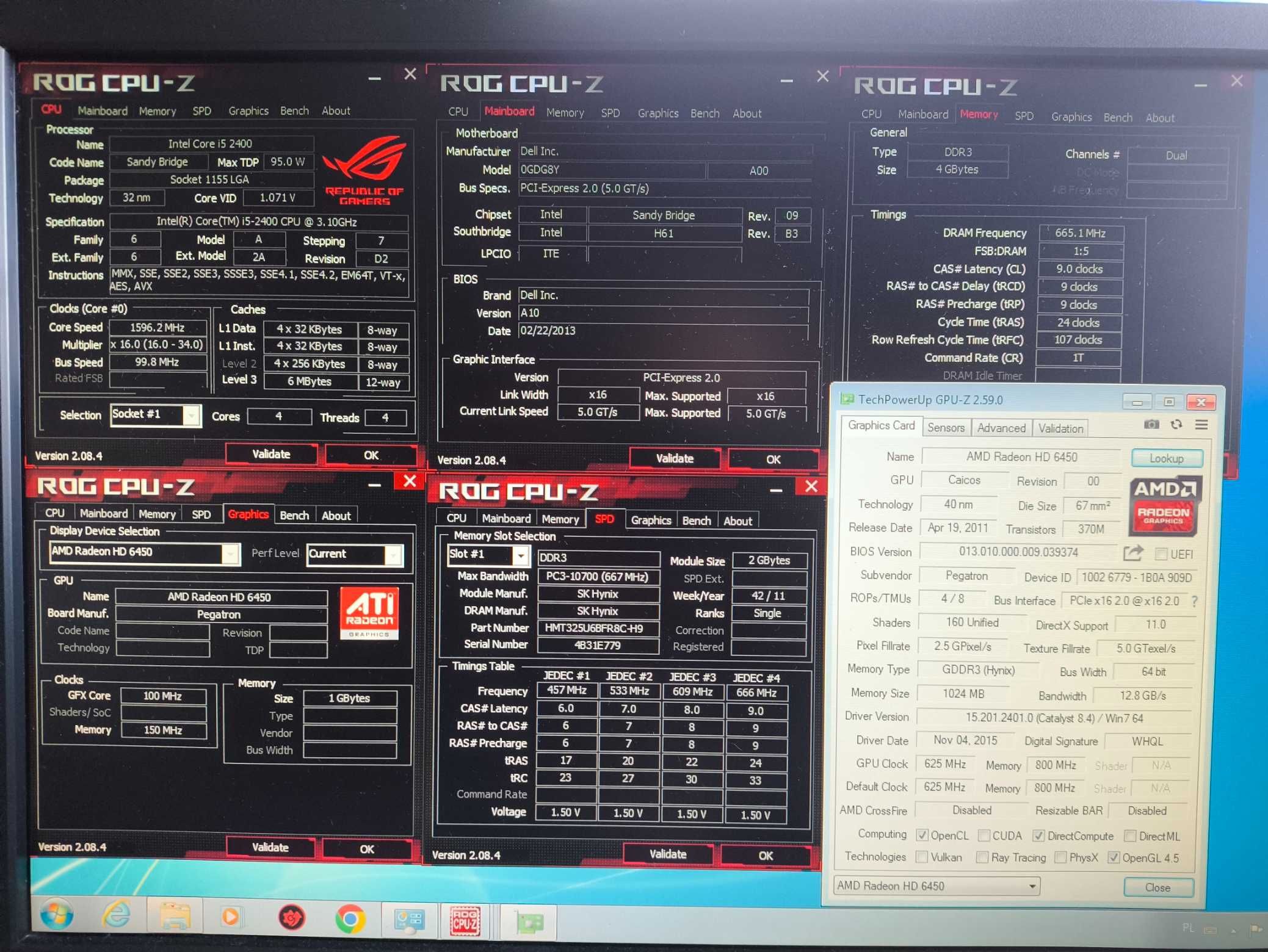 Dell Vostro 260 i5, DDR3