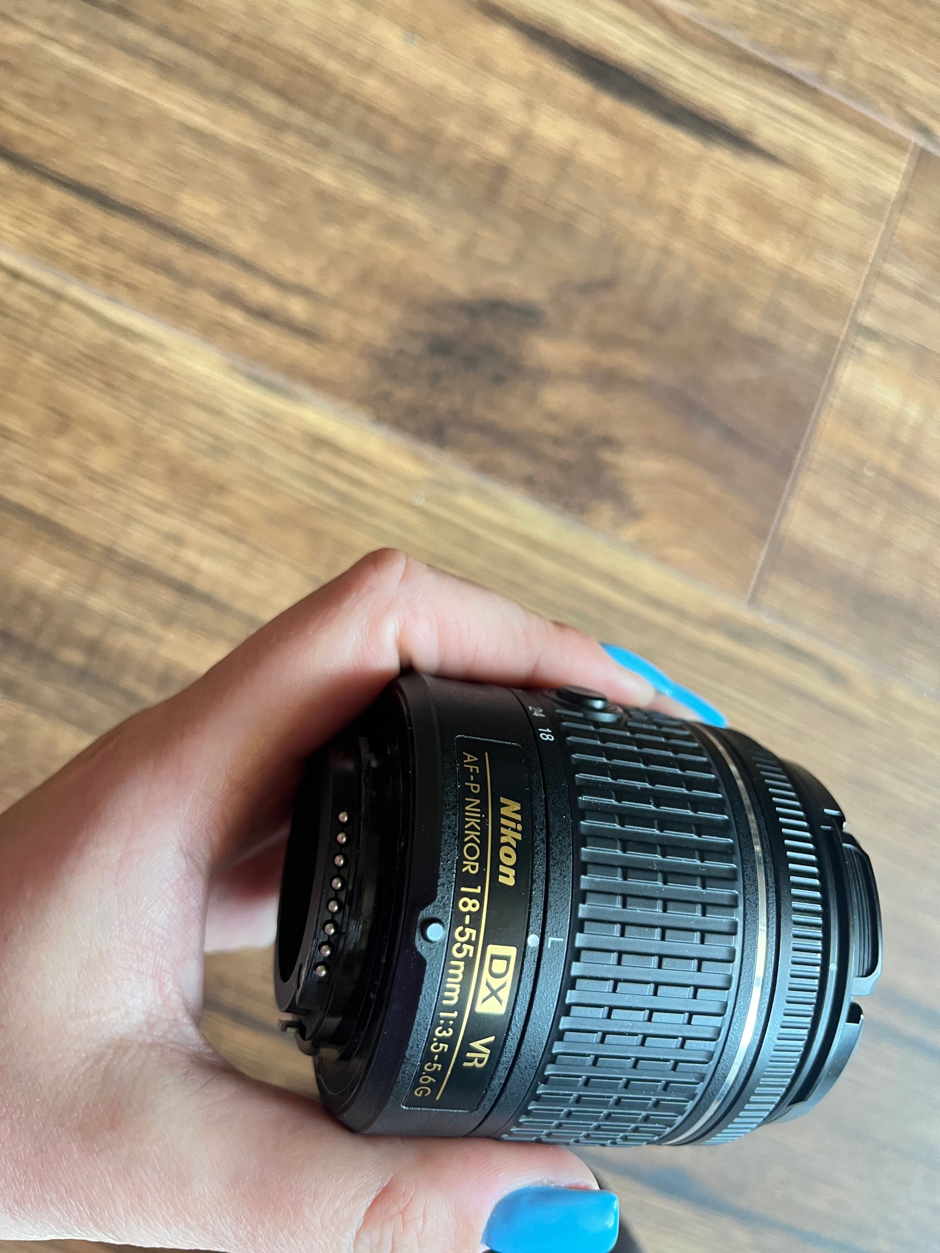 Lustrzanka nikon D5600 jak nowa + obiektyw