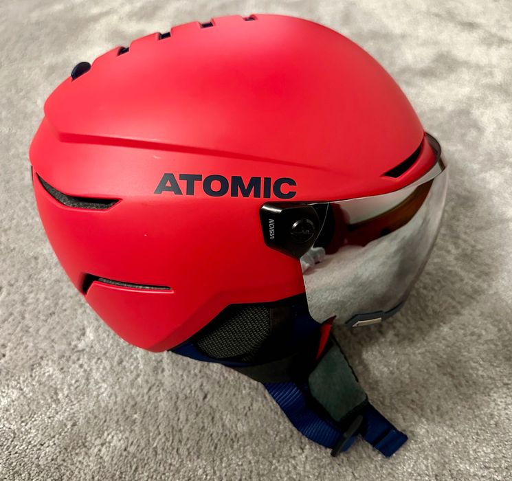 Kask narciarski Atomic SAVOR VISOR JR red 48-52 XS