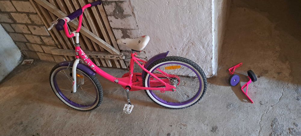 Rower Tabou Mini 20 różowy dla dziewczynki