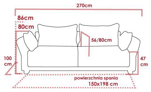 Sofa Loretto Rozkładana