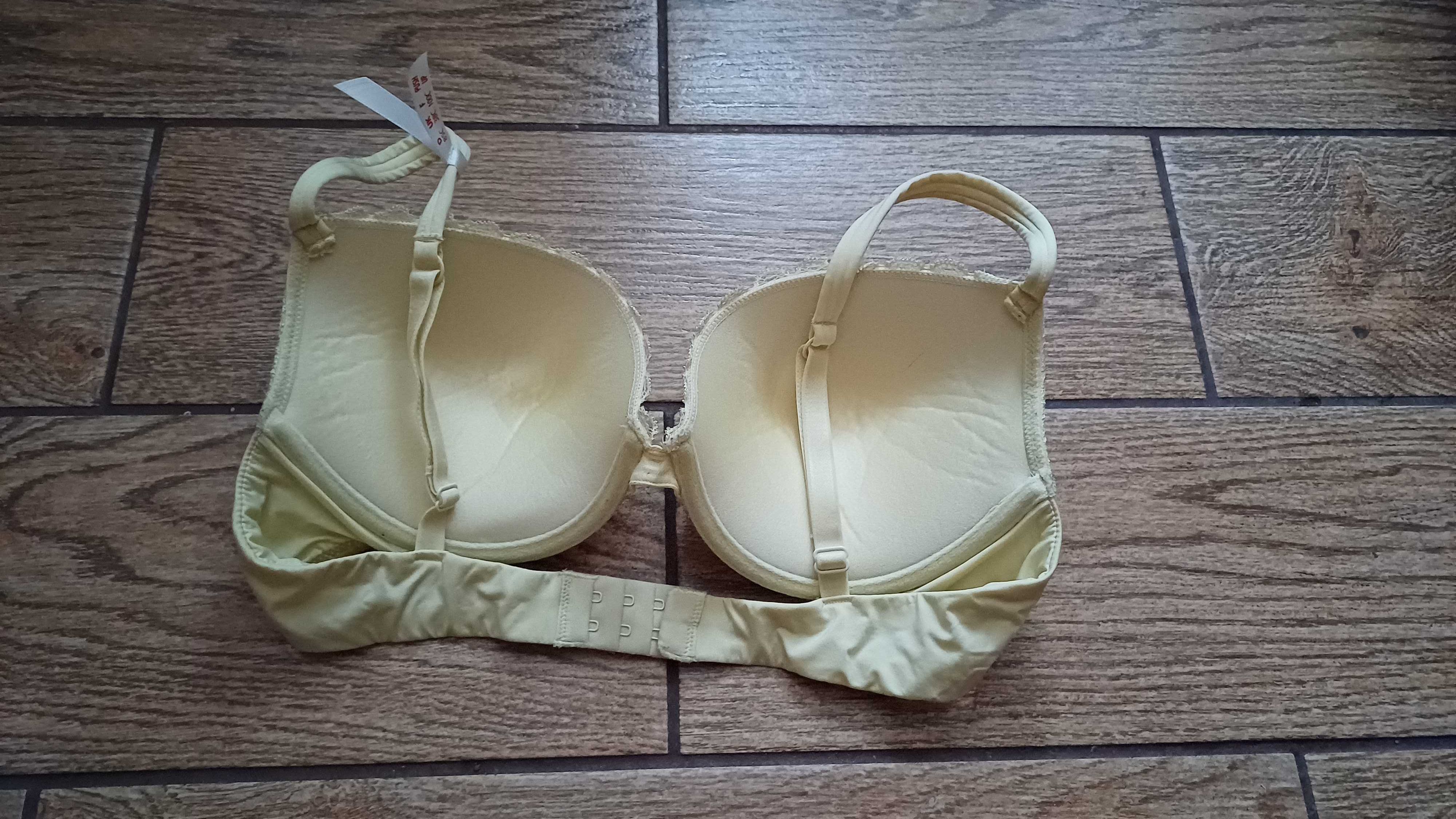 Żółty biustonosz ESPRIT r. 85 C push up