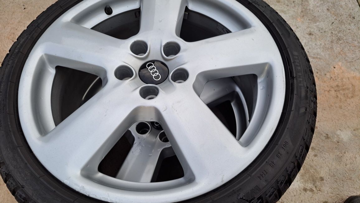 4 oryginalne alufelgi audi 18"