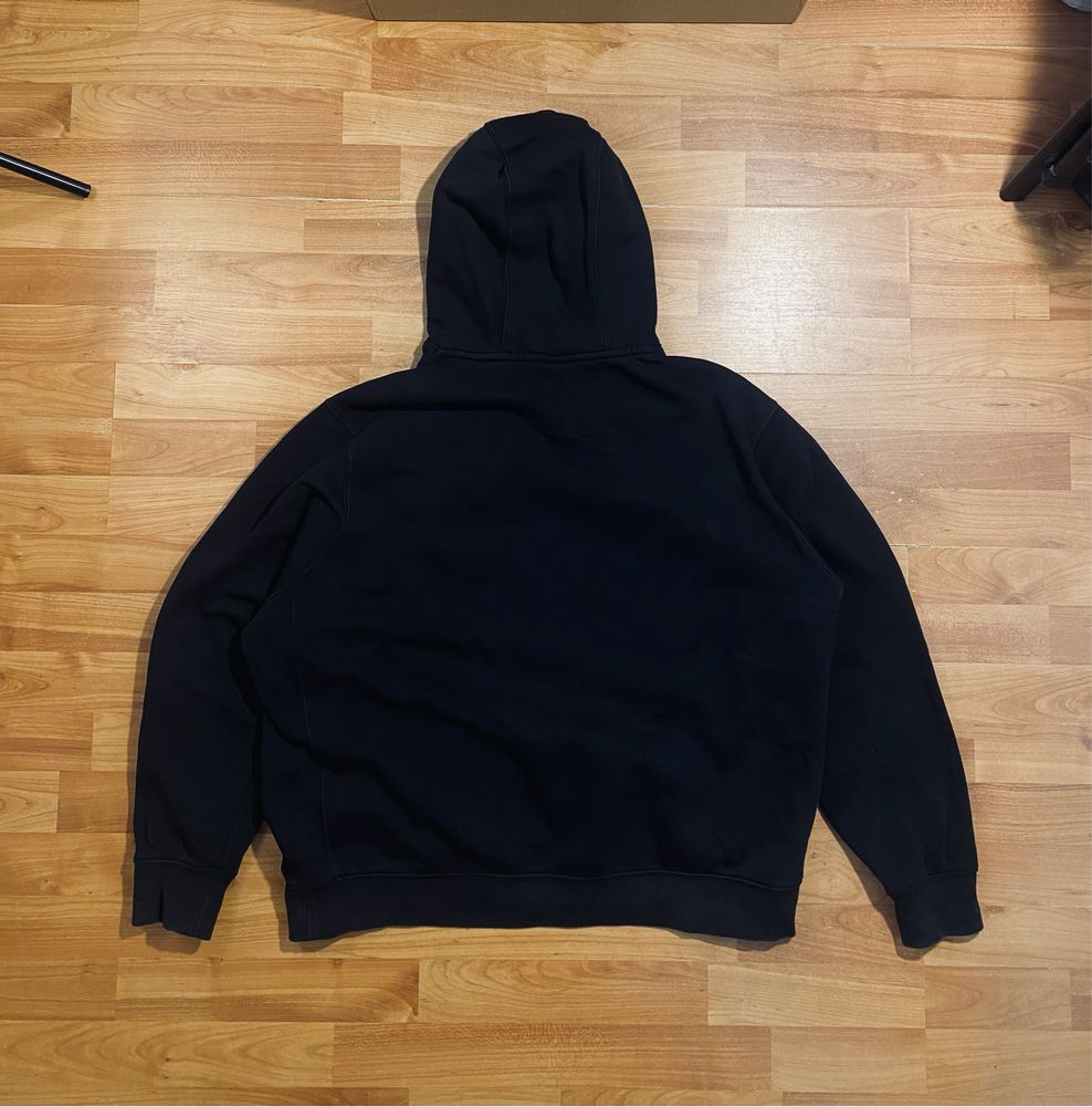 (L-XL) Черное хлопковое худи NIKE кофта чорне худі толстовка