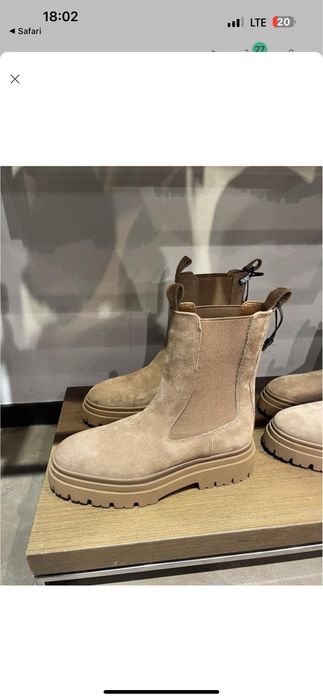 Челсі zara чоботи