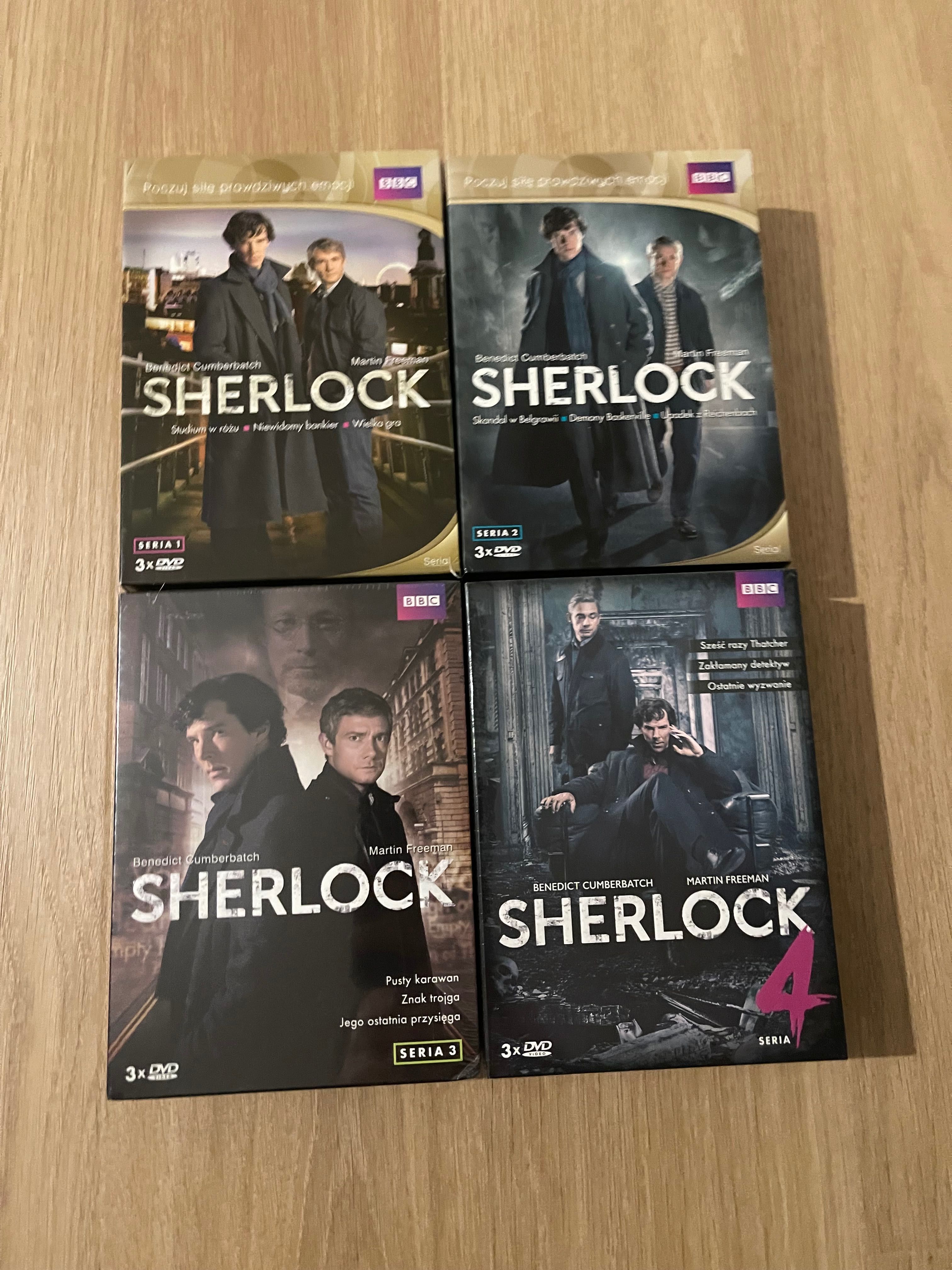 Sherlock 4 sezony cały serial dvd