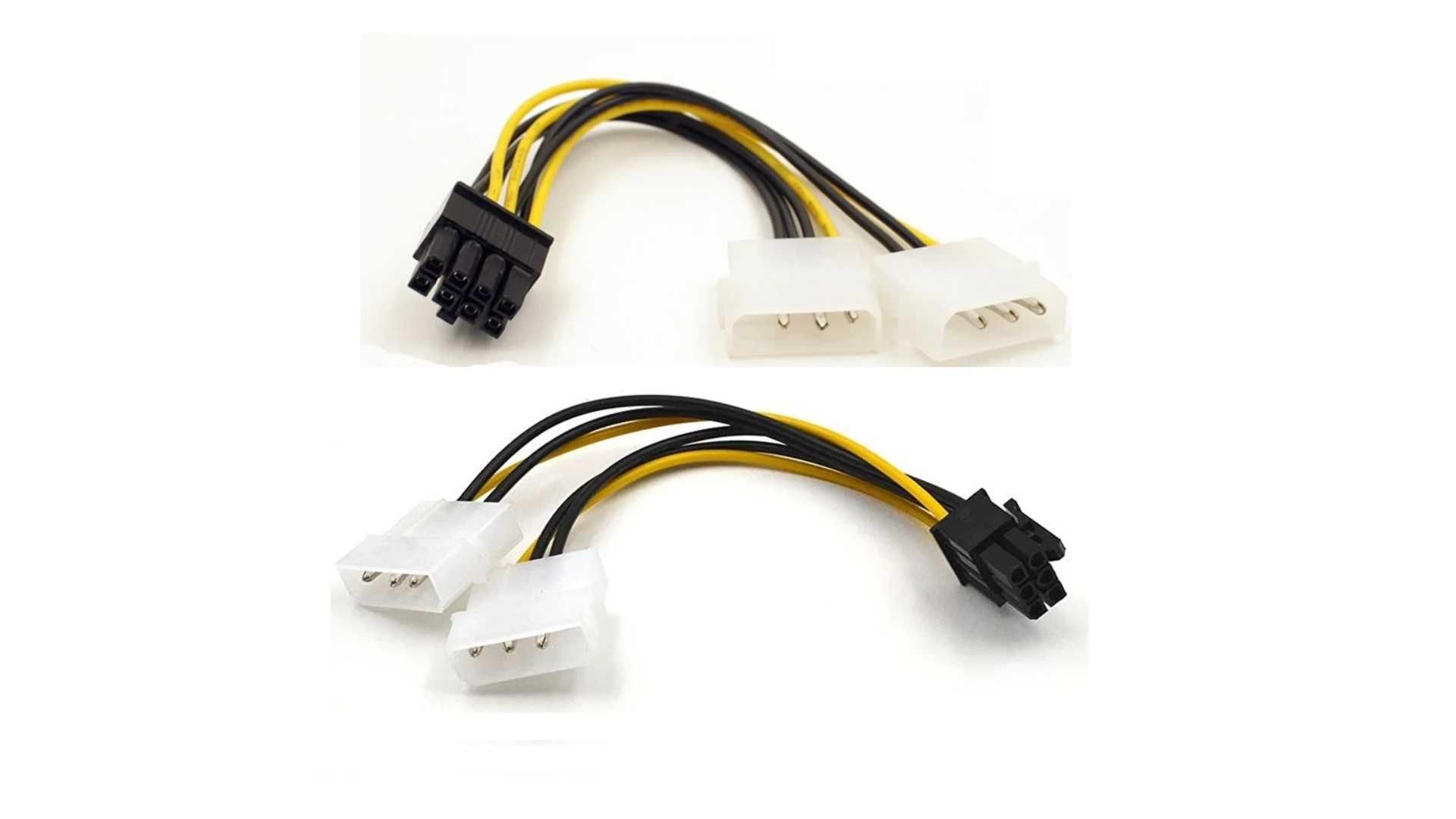 Переходники 2 Molex на 8pin. 2 Molex на 6pin. Питание Видеокарт .