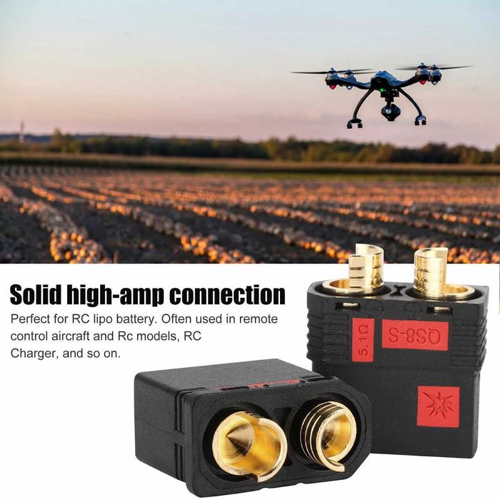 ОПТ Коннектор QS8-S Пара Female + Male 120A безыскровой Оригинал