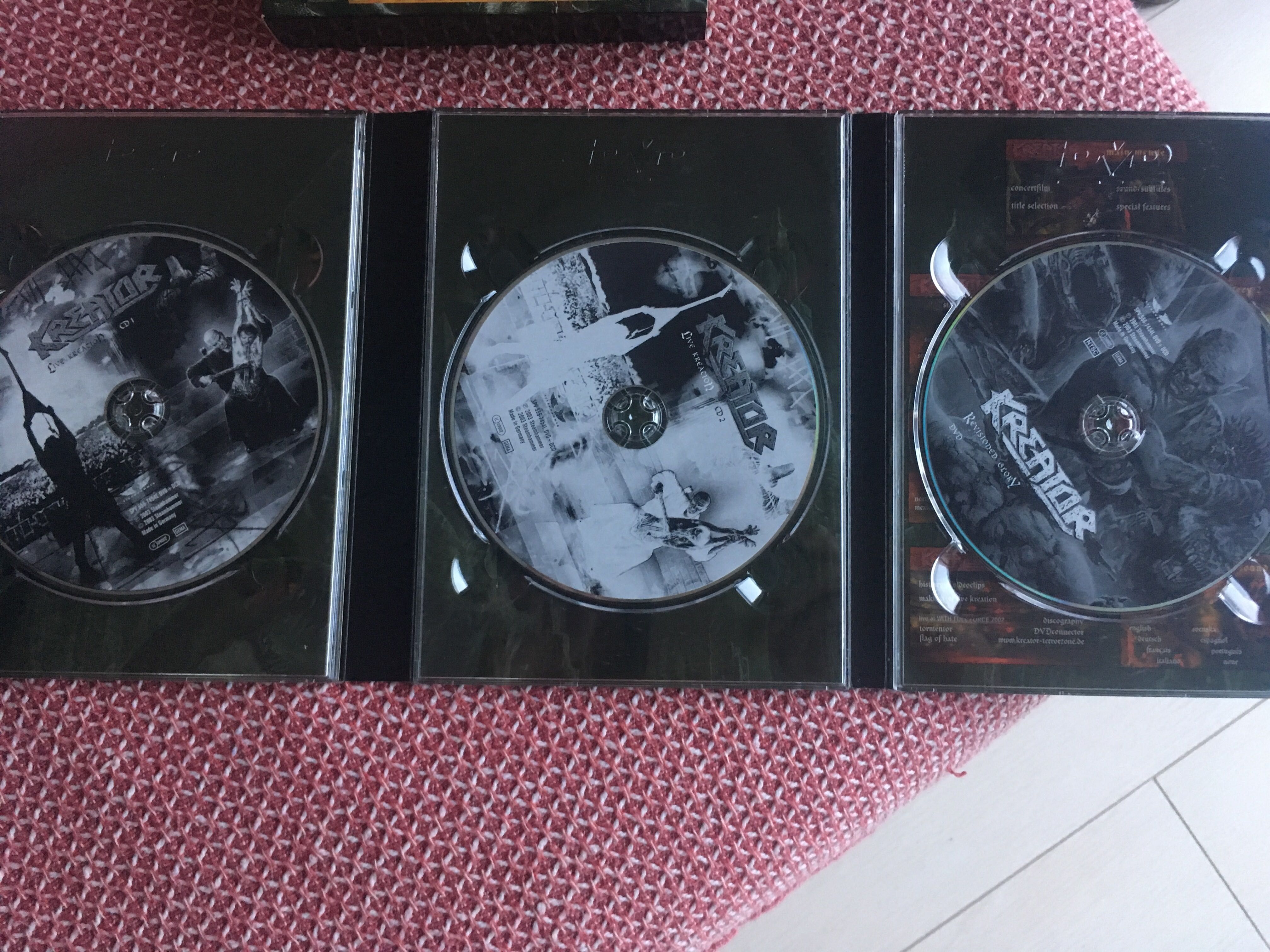 Kreator ‎– Live Kreation: Revisioned Glory 2CD e 1dvd