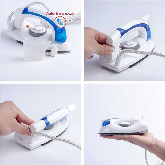 Molbory Składne Mini Żelazko Parowe do Podróży, 700W Przenośne, Ręczne