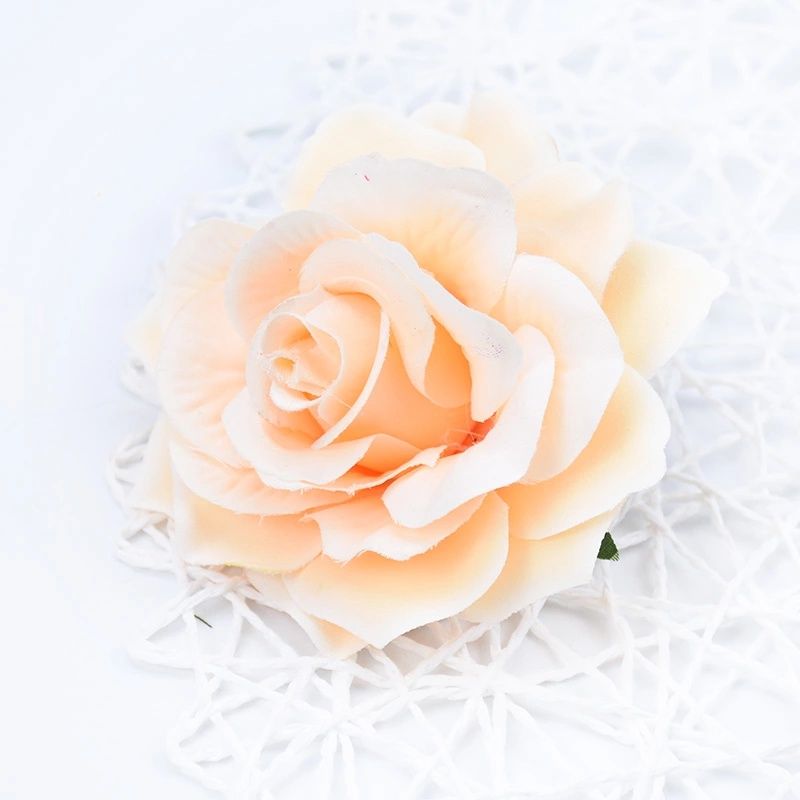 Шёлковая роза, головка цветов, искусственные цветы