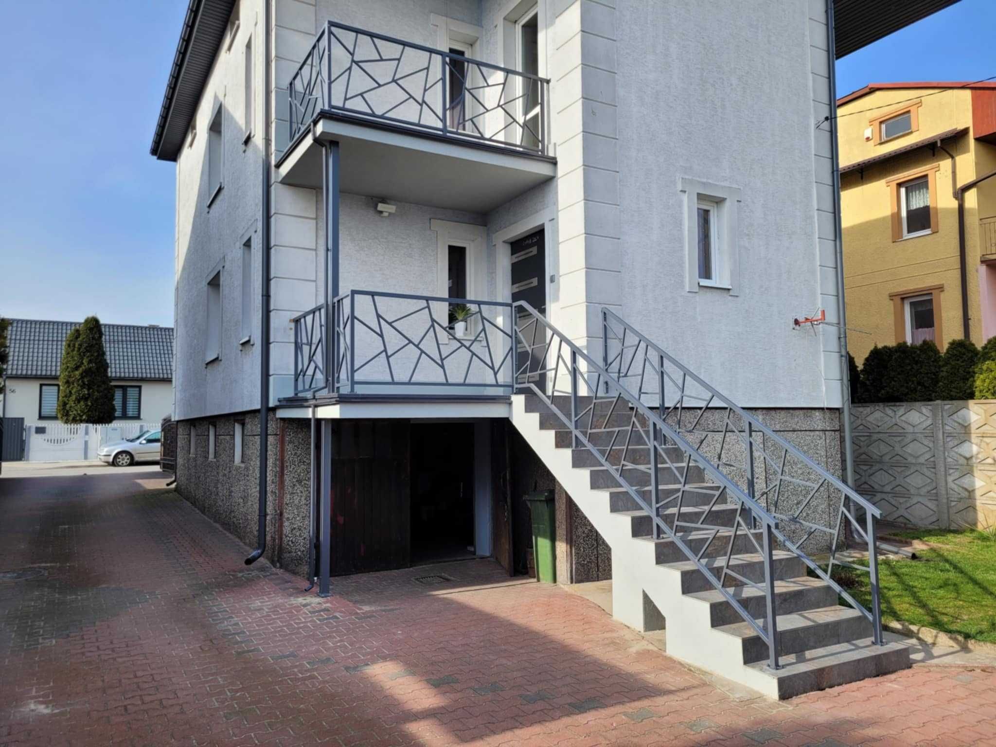 Balustrada nierdzewna ,malowana proszkowo