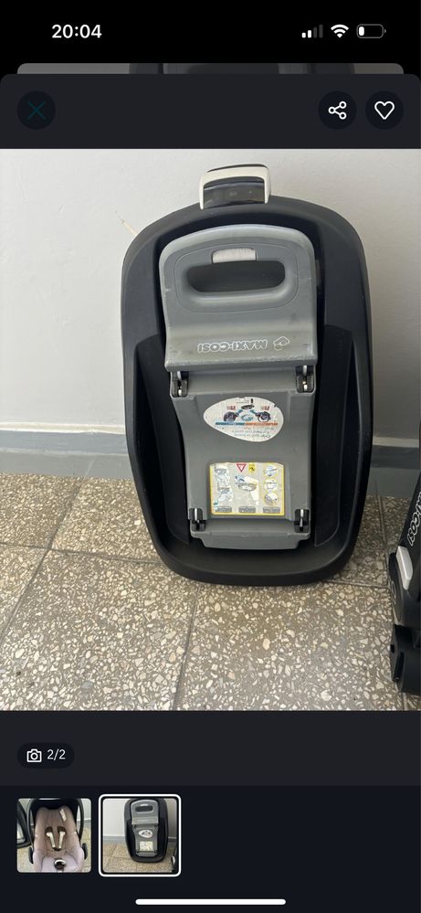 Cybex gazelle s  moon black