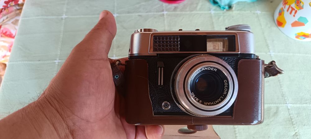 Máquina fotográfica, Voigtländer Vitoret DR vintage (35 mm, Lanthar 2.
