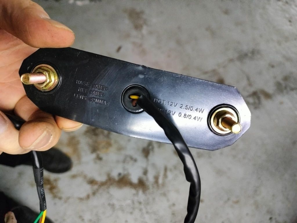 Lampa Led tył z stopem quad atv bashan