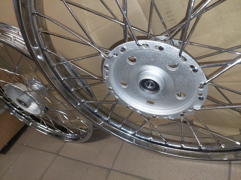 Odrestaurowane jak nowe kola kpl wsk125 m06 wfm shl m04 m05 sokół r19"