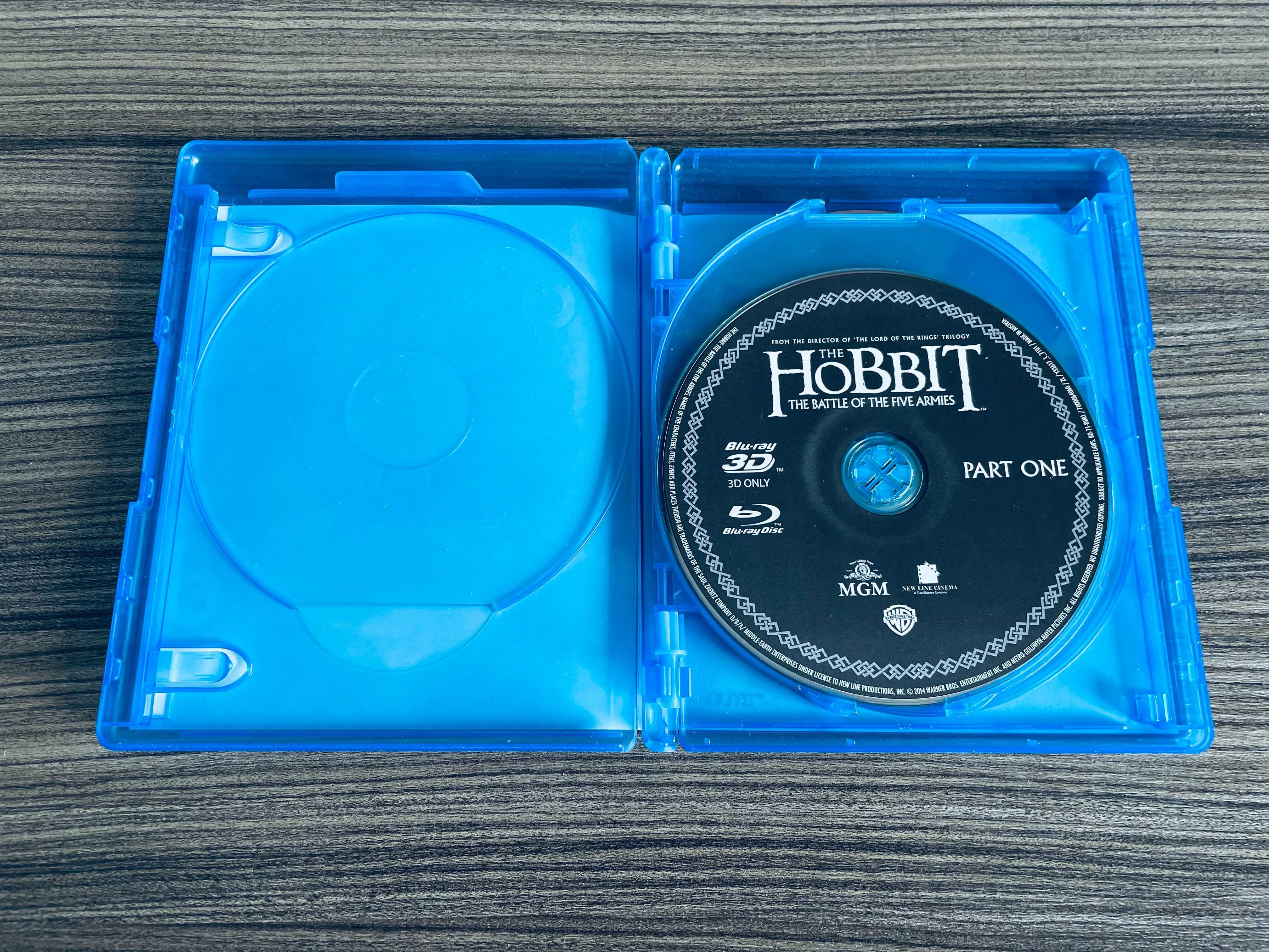 Hobbit - Bitwa Pięciu Armii 2D + 3D Bluray - polski dubbing (4 płyty)