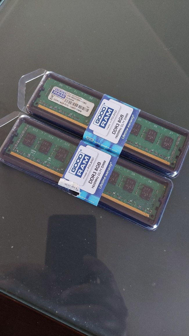Memória RAM 2x8Gb DDR3
