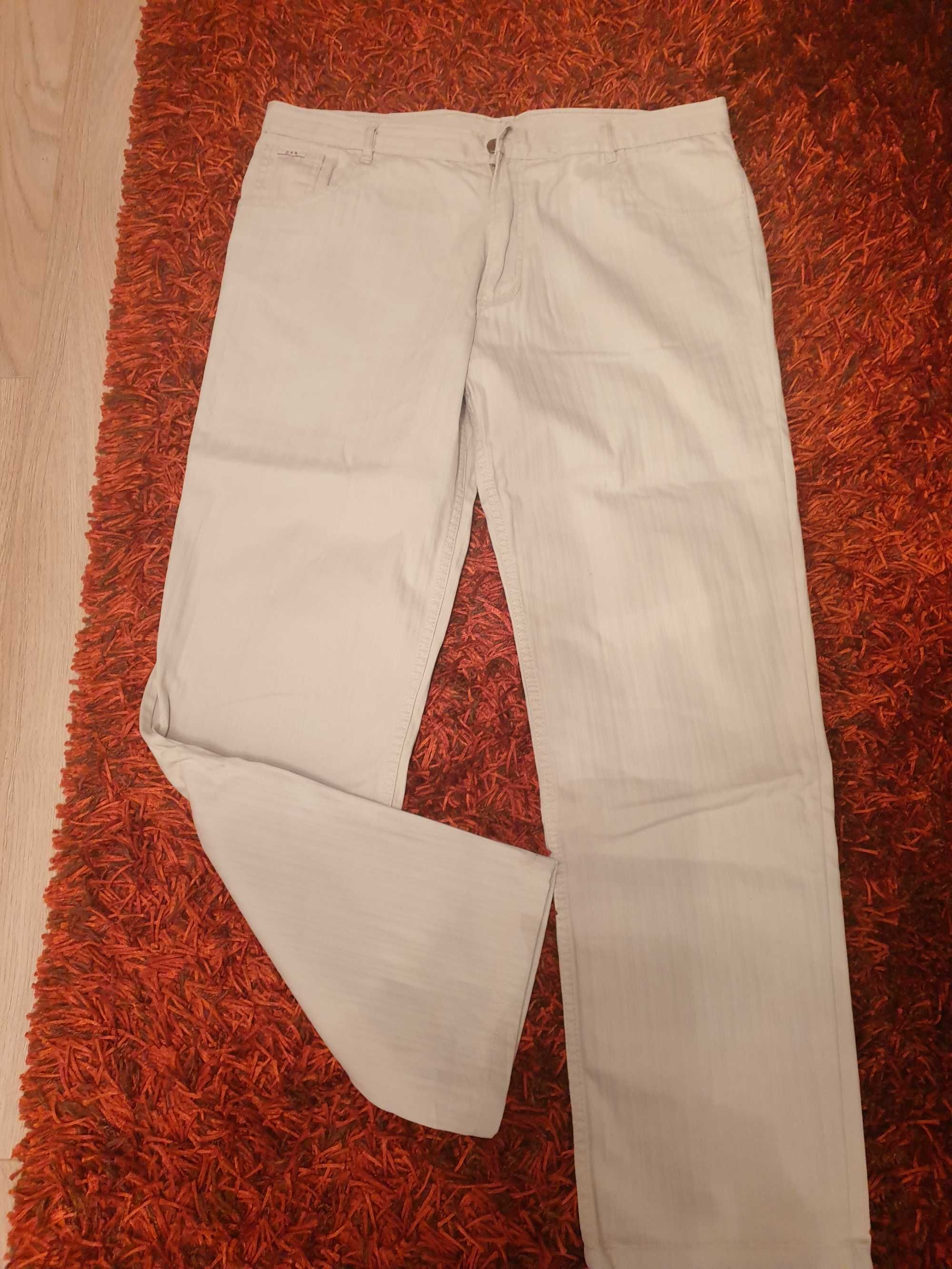 Spodnie męskie jasne XL