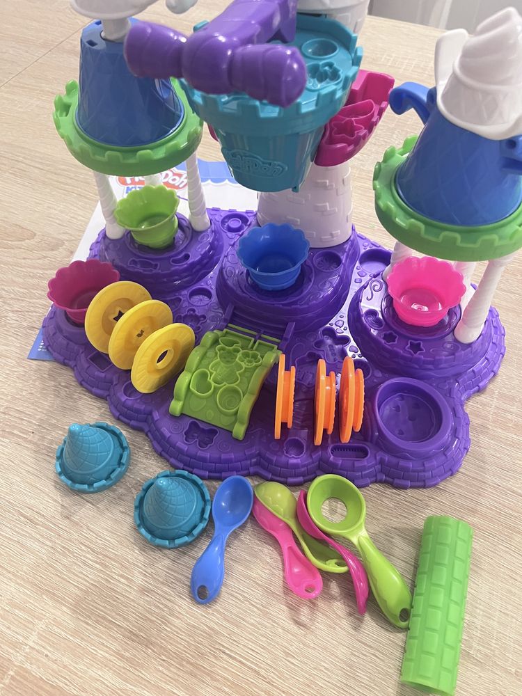 Play doh lodowy zamek