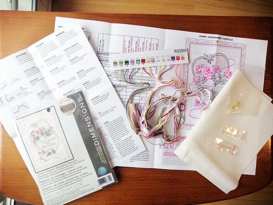 Kit de Ponto Cruz da Dimensions Original