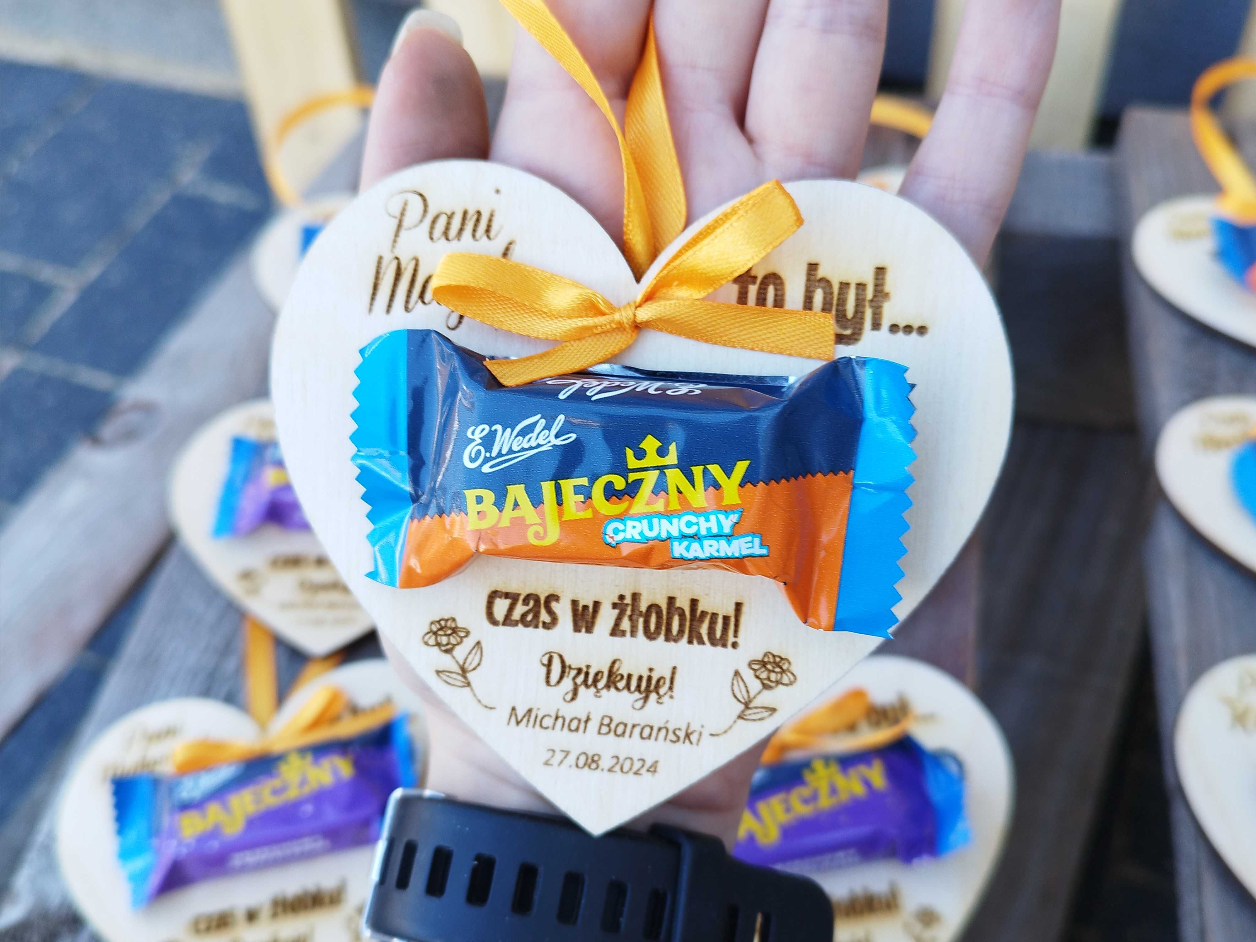 Tabliczka z batonikiem Dzień Nauczyciela Dzień Chłopaka Medal