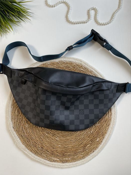 Сумка бананка поясна чоловіча Louis Vuitton