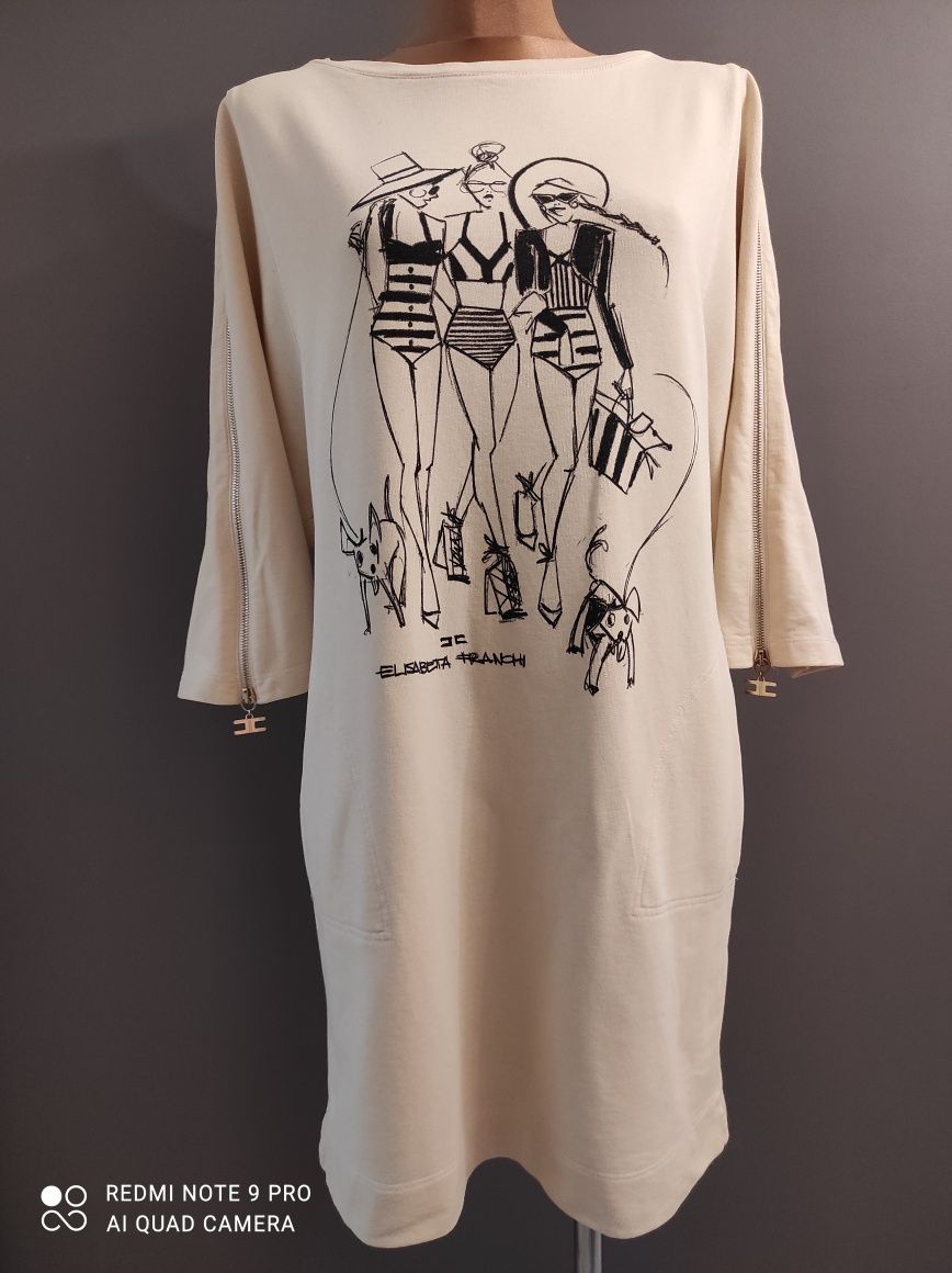 Sukienka, tunika, bluza Elisabetta Franchi rozmiar włoski 42/S